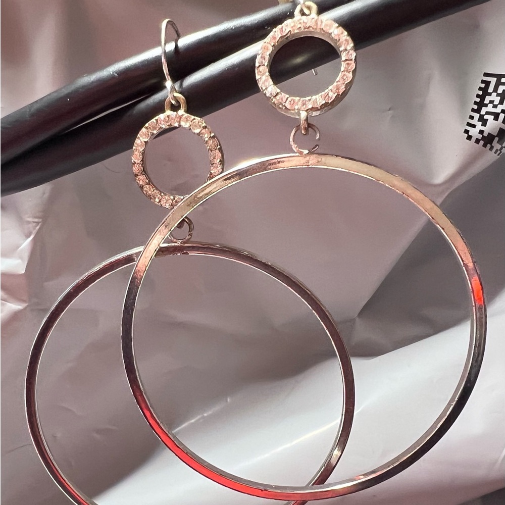 Elegant Silver Hoop Earrings
